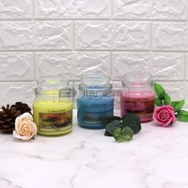 Glass Cups Aromas of Candles Essential Oils Smoke Smokeless Candle Cups Wax Glass Cups Bean Wax Scented Scented candle