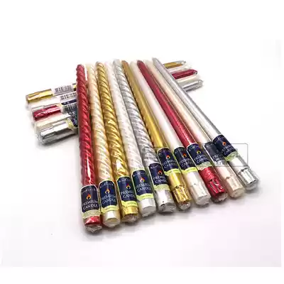 High 30cm long rod candlestick with candle thread long candle holder wedding candlelight dinner romantic Western food long candle