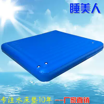 Thickened air side small wave water cushion single double fun bed filled with water filled inflatable dual purpose Hotel Hotel constant temperature