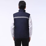 Зимний светоотражающий стеганый жилет для работы, увеличенная толщина, делается под заказ