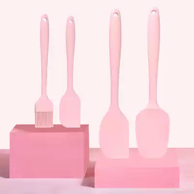Food grade silicone oil brush set pancake brush oil brush Barbecue brush High temperature baking cake brush scraper spatula