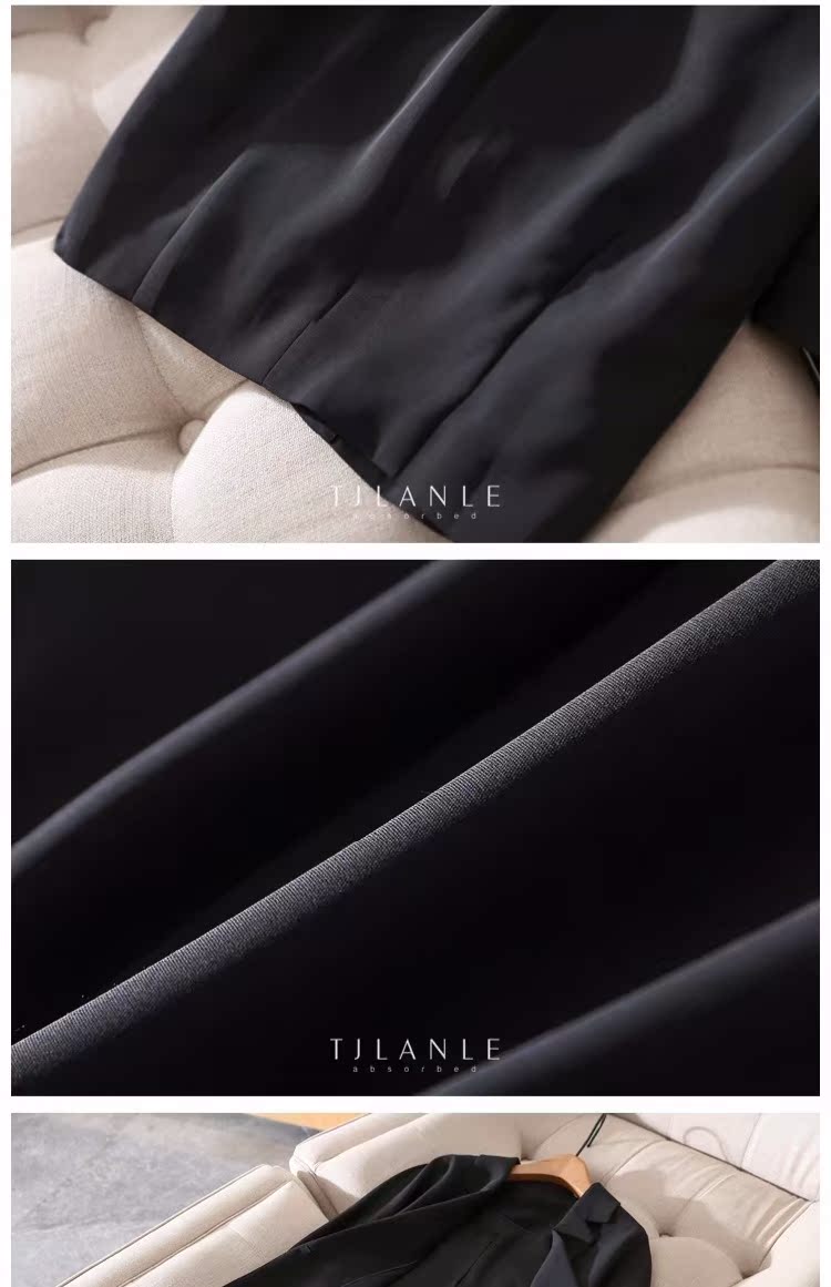 Tlj ~ đặc biệt là cánh tay! Chống nhăn mịn màng, luôn giữ dáng đẹp! Áo khoác dài nữ mùa thu thời trang công sở hàn quốc