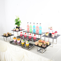 Hotel buffet dessert table display rack ornaments multi-layer cake snack dessert rack creative cold meal tea break setting table