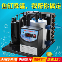 Fish pond chiller Seafood pond chiller Small constant temperature refrigeration unit Aquaculture cooling automatic heating and cooling machine