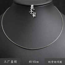 Swallow home s925 sterling silver Italy imported collar Sterling silver necklace Clavicle chain pendant with chain chain children