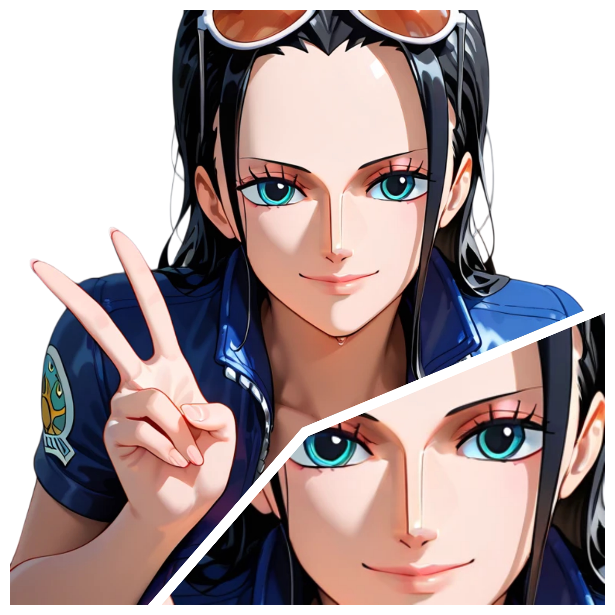 One Piece Nico Robin Double-Sided Acrylic Stand Two-Dimensional Fan Merchandise Anime Decoration