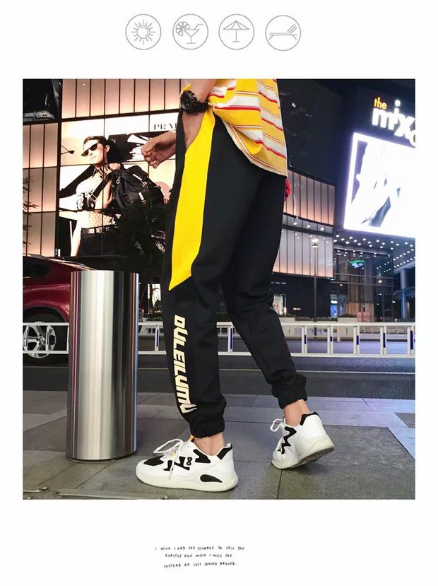 Cộng với quần nhung hông nam mùa đông quần dài dày siêu cháy quần thể thao rộng lớn quần jogger nam