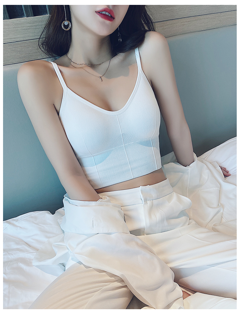 U-type beauty back underwear vest can be externally worn with a bra with a bra harness to receive the bra with a touch of comfort