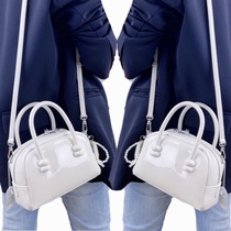 New handbag genuine leather bag for women cross-border new versatile shoulder bag Korean style handbag cross-body bag bowling bag