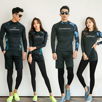 South Korea Diving Suit Split Long Sleeves Long Pants Swimsuit Women Sunscreen Quick Dry Couple Men And Women Jellyfish Snorkeling Snorkeling