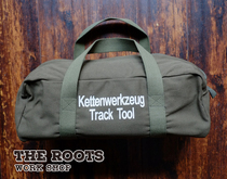 Spot German Defense Forces heavy gray - green canvas tank tactical kit handbag