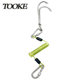 TOOKE diving spring double-ended flow hook 316 stainless steel flow hook anti-corrosion diving ພິເສດທົນທານຕໍ່ການກັດກ່ອນ.