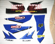 Motorcycle big eye 250 off-road DR250 full car stickers flower stickers GPS high-quality version