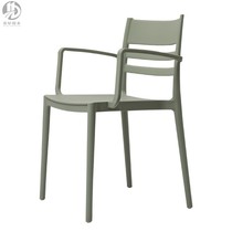 Courtyard Outdoor Chair Leisure B & B Hotel Outdoor Villa Chair Open Court Striped Chair Milk Tea Coffee Shop Chair