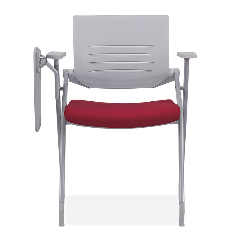 Simple training chair Chinese character type folding chair writing board meeting record chair with table board table chair integrated news chair