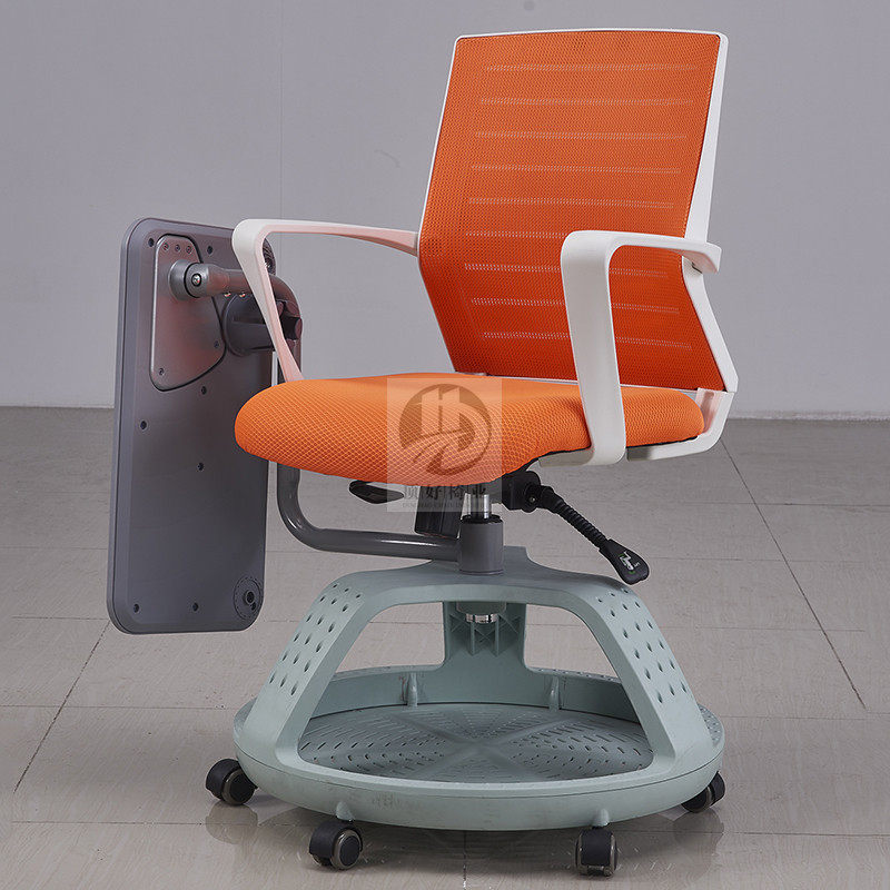 Training chair with table plate lifting office chair Leisure office Conference chair with large writing board multifunctional table and chairs 