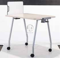 Modern single conference table mobile simple training table Learning Record Activity Table discussion table negotiation bar table