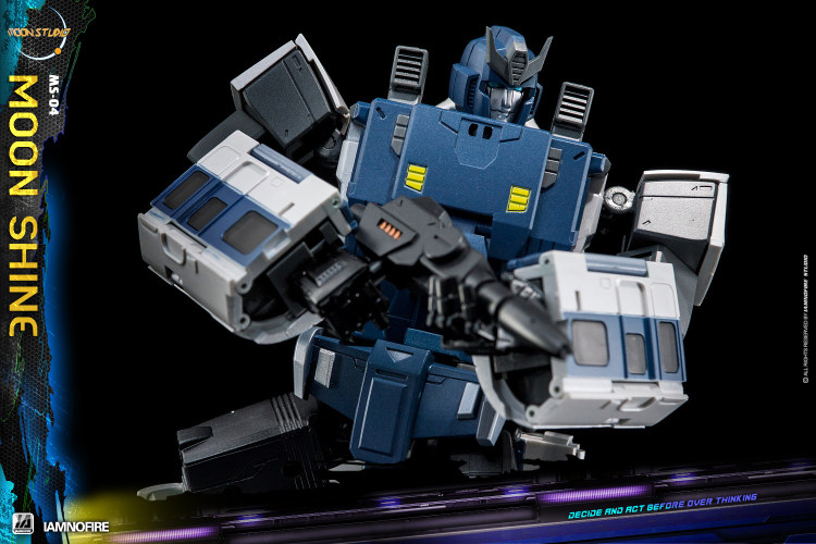Transformation Trainbots Moon Studio Raiden Train Combination MS06