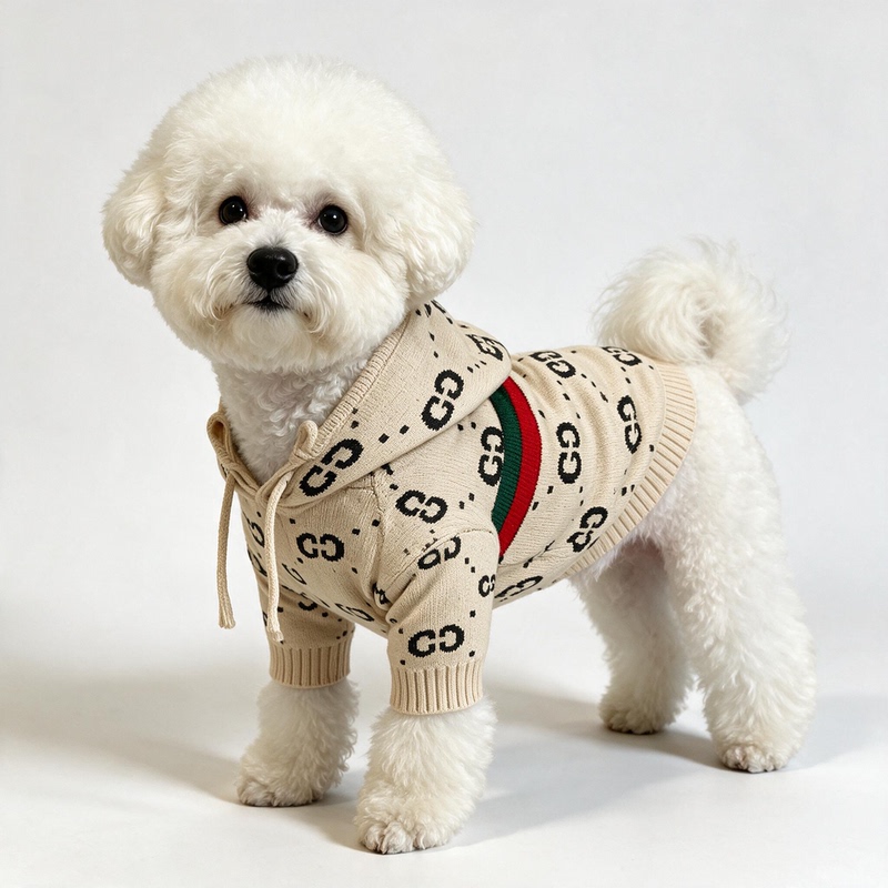 Trendy Dog Sweater Pet Clothes for Small and Medium-Sized Dogs Bichon Frise Teddy Maltese Poodle Cat Knit Coat