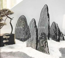 Iron rockery ornaments Garden Garden Metal Crafts Sculpture Hotel Club sales department outdoor courtyard decoration