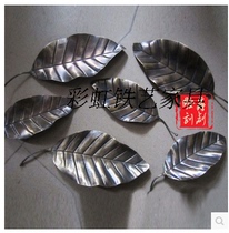 Wrought Wall leaf decoration living room TV sofa background decoration hotel decoration
