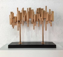 Iron decoration ornaments living room TV sofa background decoration hotel decoration