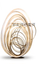 Hotel ornaments decorations abstract creative crafts clubhouse modern and simple metal iron sculpture furnishings