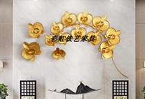 Modern three-dimensional wrought iron abstract wall decoration Nordic living room bedroom background wall decoration model room wall decoration