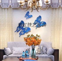 Iron Art Lotus Wall-mounted Home Hotel Villa Clubhouse Wall-mounted Ornaments Lotus Leaf Wall Decoration Home Soft Decorations