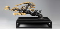 Hotel ornaments sculptures wrought iron metal art clubs halls handicrafts decoration Zhaojia Pine