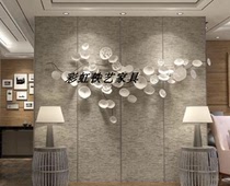 Wrought Wall Lotus lotus leaf decoration hanging wall creative hotel lobby Living Room bar model room decorations