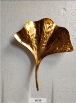 Wrought iron wall Lotus lotus leaf living room decoration TV background wall decorative wall Wall pendant