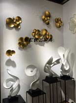 European-style wrought wall-mounted peach heart model room decoration living room wall-mounted decoration beauty salon decoration hotel decoration