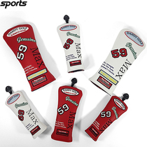 Korean golf equipment 24 years new retro letter graffiti cartoon driver fairway wood club set