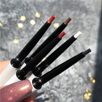 Eye line rubber-pen waterproof without fainting without fainting and persistent colorful thin brush head with extremely fine hair Li Jiaqi extremely fine