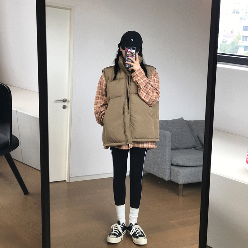 Wang Shaoshe's store cotton clothes horse chia 2022 new autumn and winter bread clothes loose Han version with cap short jacket