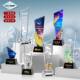 Creative Crystal Trophy with Colorful Printing on Glass for Annual Meeting of the Company to Recognize Outstanding Employees and Award Commemorative Items
