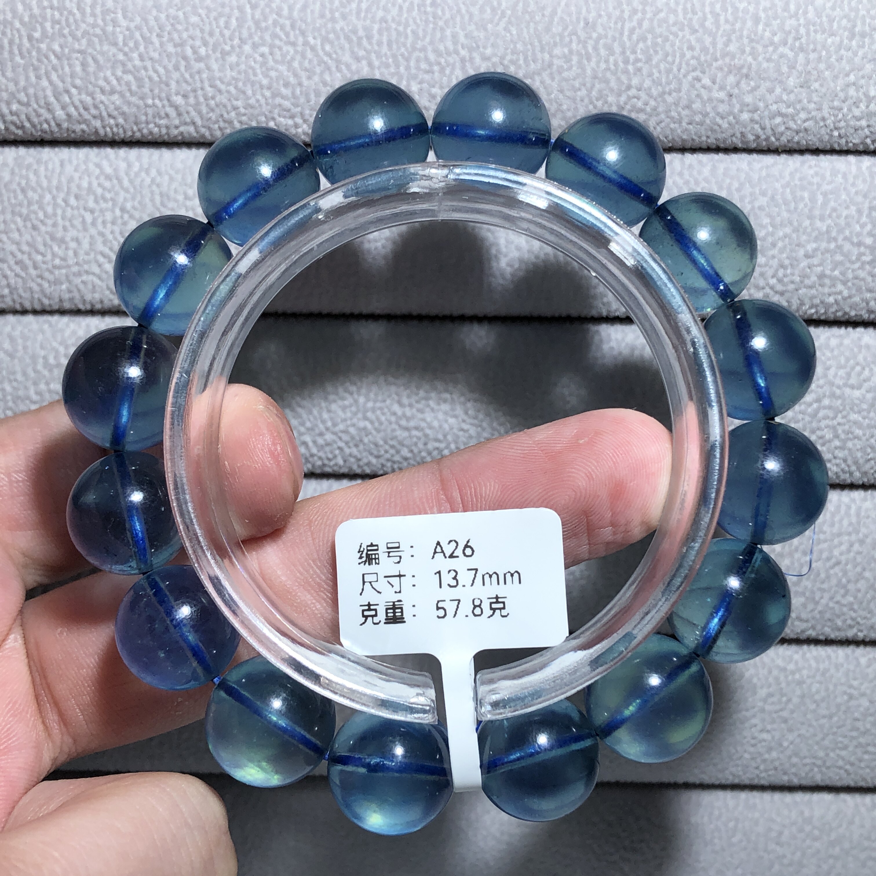 商品1点につき写真1枚：天然アクアマリン、ブラジル産アイスクリア、悪魔のようなブルー、濃い色の男女兼用ブレスレット、ブルークリスタルネックレス。