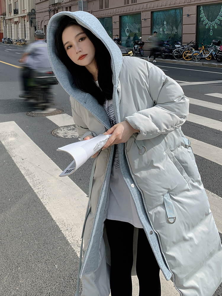 Set, winter down jacket with hood, 2023, Korean style Set, winter down jacket with hood, 2023, Korean style