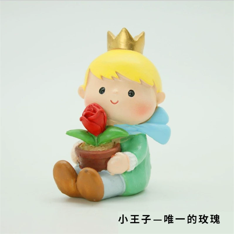 Hoàng tử nhỏ cảnh bánh trang trí nướng fondant tráng miệng bàn trang trí bánh sinh nhật trẻ em phụ kiện trang trí bánh sinh nhật - Trang trí nội thất trang trí nội thất