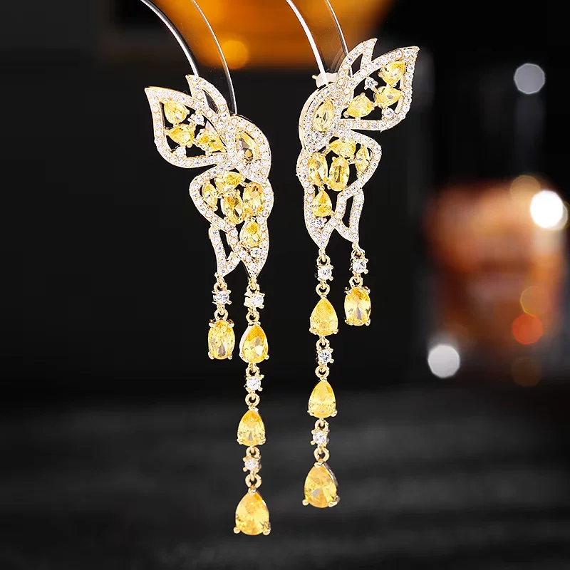 Инкрустация камнем циркон, серьги для скульптурирования лица, органический аксессуар, образец серебро 925