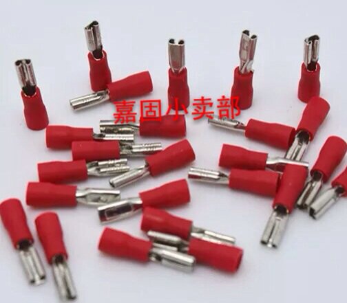 FDD2-110 female pre-insulated connector cold pressed terminal 2.8 inserting spring 1000 packs