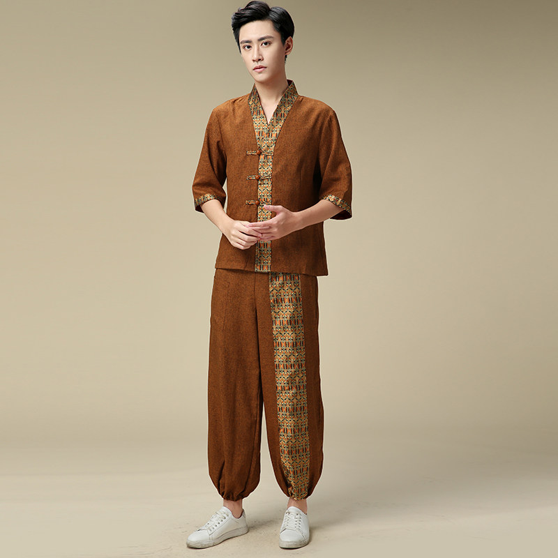 Tangyue New Spring Summer Foot Therapy Foot Bath Men's Style Technician Conserved Taste-style Wellness Hall Work Suit Men's Suit