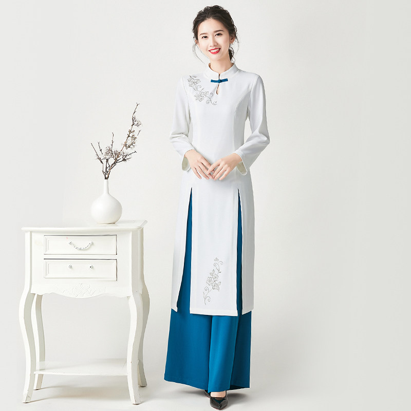 Tang Yue 2022 Chunxia New Beauty House Reception Receptionist Customer Service Foot Therapy Foot Bath Yingbin Work clothes
