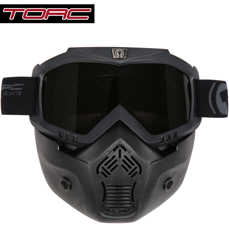 TORC Locomotive Cross-country Armor Retro Mask Locomotive Wind Mirror Mask Goggle Goggle Niggles Detachable