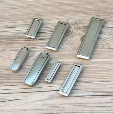 Bouncing handle Drawer flat handle Concealed embedded invisible dark handle Cabinet door Tatami handle