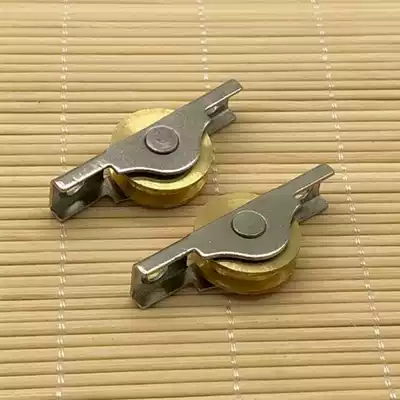 Stainless steel door and window pulley Wooden door pure copper pulley Sliding door sliding window sliding door rolling wheel