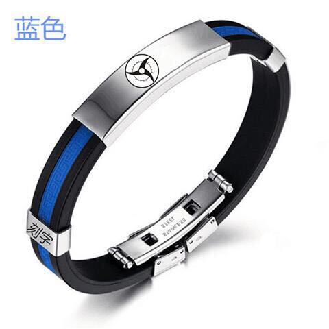 Naruto Boomerang Bracelet I Love Naruto Dida Pien Uchiha Itachi Sasuke Sports Bracelet