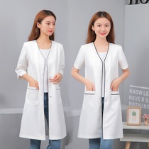 Semi-permanent skin management work clothes Korean custom logo beauty salon beautician tattoo artist new womens sleeves