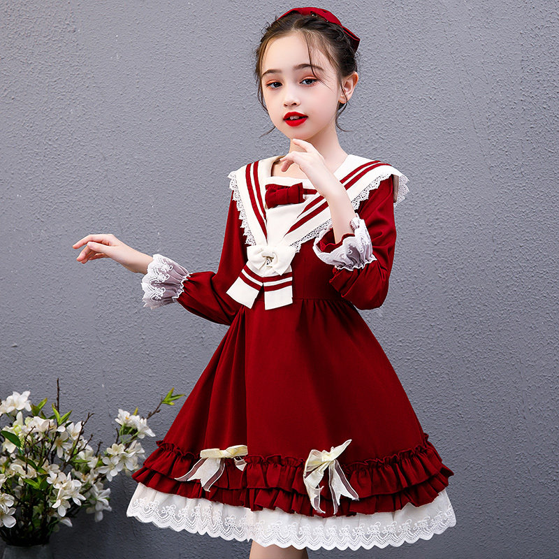 Girl's spring autumn new foreign dress for children Rolitalolita princess dresses Lorita children's dress